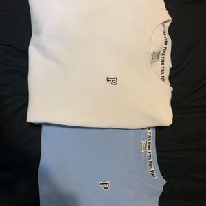 2 Victoria’s Secret Pink crew necks